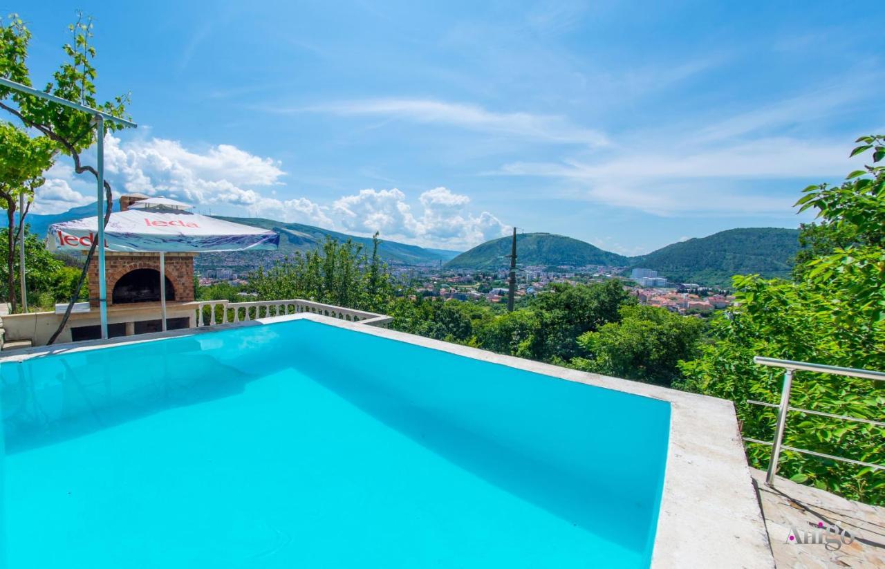 Perfect View Of Mostar - With Swimming Pool Extérieur photo